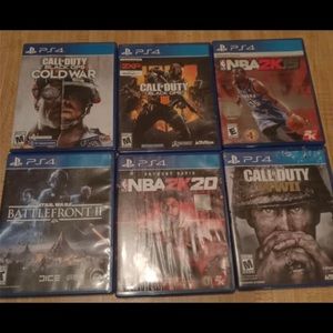 PlayStation 4 games whole lot for $50